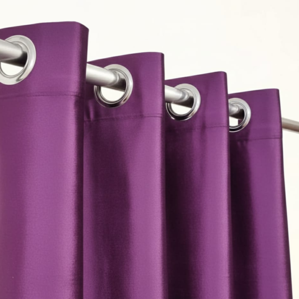 Eyelet Curtain - Purple